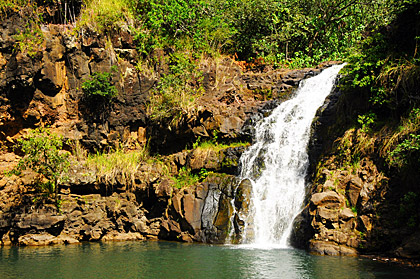 hawaii waterfall